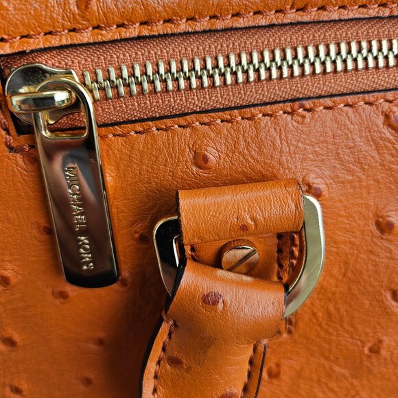 Michael Kors Astrid Lage Satchel - Tangerine - Picture 13 of 17